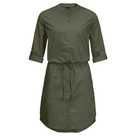 Jurk Jack Wolfskin Women Indian Springs Woodland Green Stripes