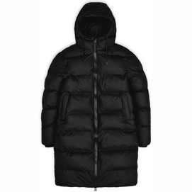 Jas Rains Unisex Long Puffer Jacket Black-M