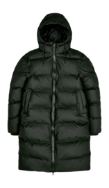 Veste Rains Unisex Long Puffer Jacket Green-S