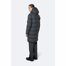 rains long puffer jacket women's