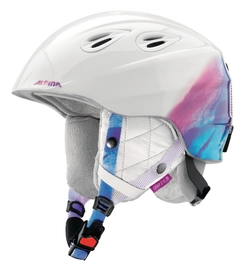 Skihelm Alpina Grap 2.0 Kids White-Periwinkle