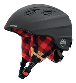 Skihelm Alpina Grap 2.0 LE Black-Lumberjack Matt