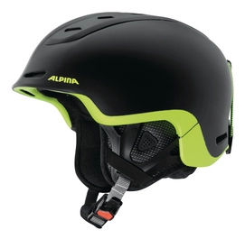 Skihelm Alpina Spine Black-Neon-Yellow Matt
