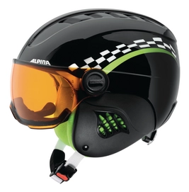 Skihelm Alpina Carat Visor Black-Green