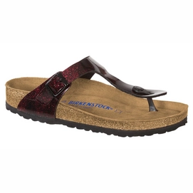 Tongs Birkenstock Women Gizeh BF SFB Red Narrow