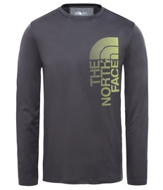 Longsleeve The North Face Men Ondras Shirt Asphalt Grey Lime Green
