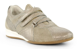 JJ Footwear Maine Taupe Sneaker Voetbreedte G