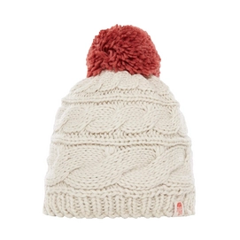 Muts The North Face Women Triple Cable Beanie Wild Oat Heather Faded Rose