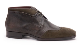 Greve Ribolla Chelsea Croc Loden Velvet + passendem Gürtel Herren