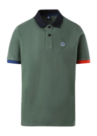 Polo North Sails Homme SS Polo Graphic Garden Green-L