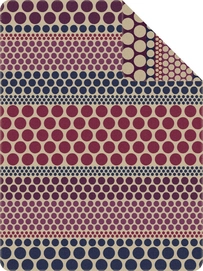 Plaid Ibena Jacquard Gela Bes Grau