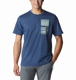 T-Shirt Columbia Men Explorers Canyon SS Tee Dark Mountain '23