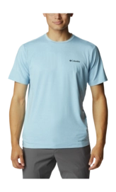 T-Shirt Columbia Men Tech Trail Graphic Tee Jet Stream Heather '23