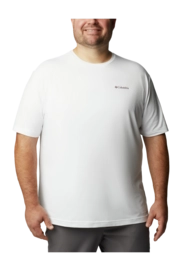 T -Shirt Columbia Men Tech Trail Graphic Tee White Palmscap