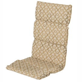 Coussin de Chaise de Jardin en Textilène Hartman Sling Anna Jaune (Dossier Haut)
