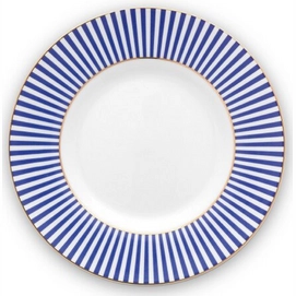 Assiette à Petit-Déjeuner Pip Studio Royal Stripes Blue 17 cm (Lot de 6)