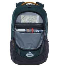Rugzak The North Face Vault Dark Stripe Spruce Embossy Dark Stripe Spruce