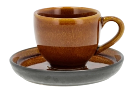 Espressotasse Bitz Gastro Amber Black 7 cl (6-teilig)
