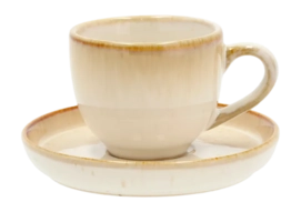 Tasse à Expresso Bitz Gastro Cream 7 cl (6 Pièces)