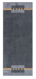 Serviette de Hammam Cawö Sauna Gris Foncé