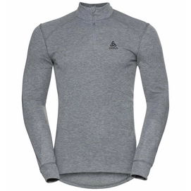 Shirt Odlo BL Top Turtle Neck LS Half Zip Active Grey Melange Herren