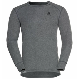 Unterhemd Odlo BL Top Crew Neck LS Active Warm Eco Odlo Steel Grey Melange Herren