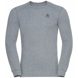 Unterziehshirt Odlo BL Top Crew Neck LS Active Warm Eco Grey Melange Herren
