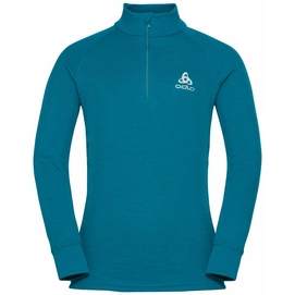 Langarmshirt Odlo BL Top Turtle Neck LS Half Zip Active Tumultuous Sea Kinder