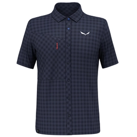 Hemd Salewa Puez Dry Kurzarm Herren Navy Blazer