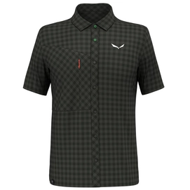 Hemd Salewa Puez Dry Short Sleeve Herren Dark Olive