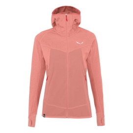 Vest Salewa Women Puez Hybrid Polarlite Hooded Lantana Pink Melange