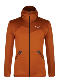 Sweatjacke Salewa Puez Melange Polarlite Hooded Herren Autumnal Melange