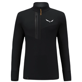 Langarmshirt Salewa Vajolet Polarlite Responsive Half Zip Herren Black Out