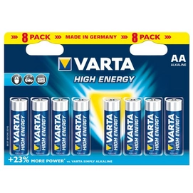 Batterij Varta LR06 / AA 1,5V 8 stuks