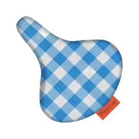 Zadelhoes Bikecap Ruit Aqua