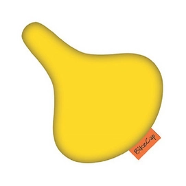 Zadelhoes Bikecap Yellow Plain
