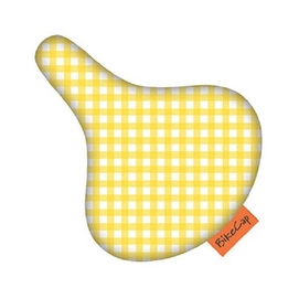 Zadelhoes Bikecap Yellow Checkmate
