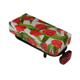Bagagedragerkussen Hooodie Big Cushie Tulips Red