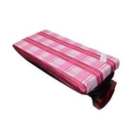 Bagagedragerkussen Hooodie Cushie Pink Plaid 2