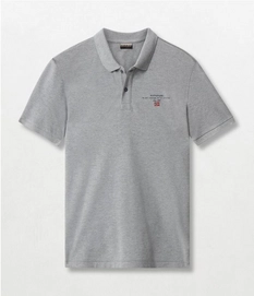 Polo Napapijri Men Eisberg SS Med Grey Mel