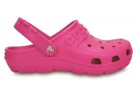 Clogs Schuhe von Crocs Hilo Kinder Neon Magenta