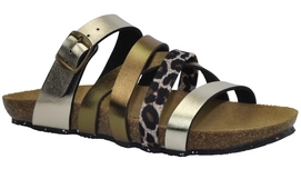 Pantoletten JJ Footwear Nagasaki Gold Fußbreite H