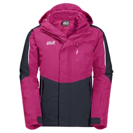 Jacke Jack Wolfskin Crosswind 3in1 Fuchsia Kinder