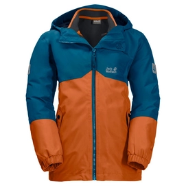 Jacke Jack Wolfskin Iceland 3in1 Desert Orange Jungen