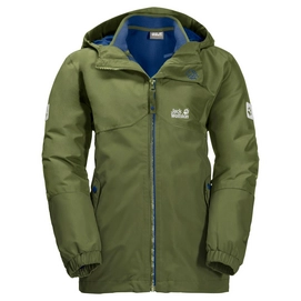 Jacke Jack Wolfskin Iceland 3in1 Cypress Green Jungen