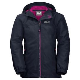 Jacke Jack Wolfskin Iceland 3in1 Midnight Blue 2018 Mädchen