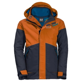 Jas Jack Wolfskin Boys Polar Wolf 3in1 Desert Orange