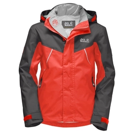 Jacket Jack Wolfskin Green Terrain Lobster Red