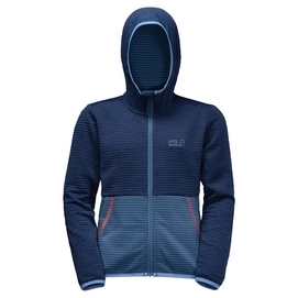 Fleecejacke Jack Wolfskin Tongari Boys Ocean Wave Blau Kinder