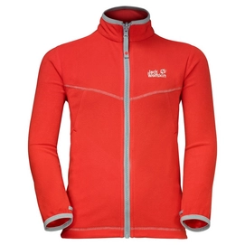 Fleecejacke Jack Wolfskin Sandpiper Boys Lobster Rot Kinder